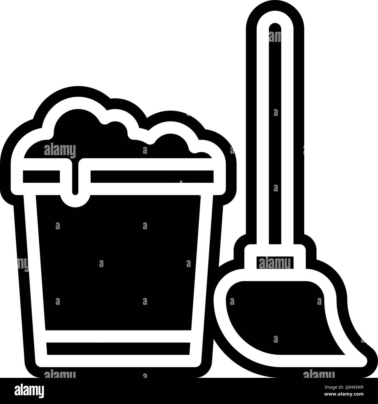 Janitor mop Black and White Stock Photos & Images Alamy