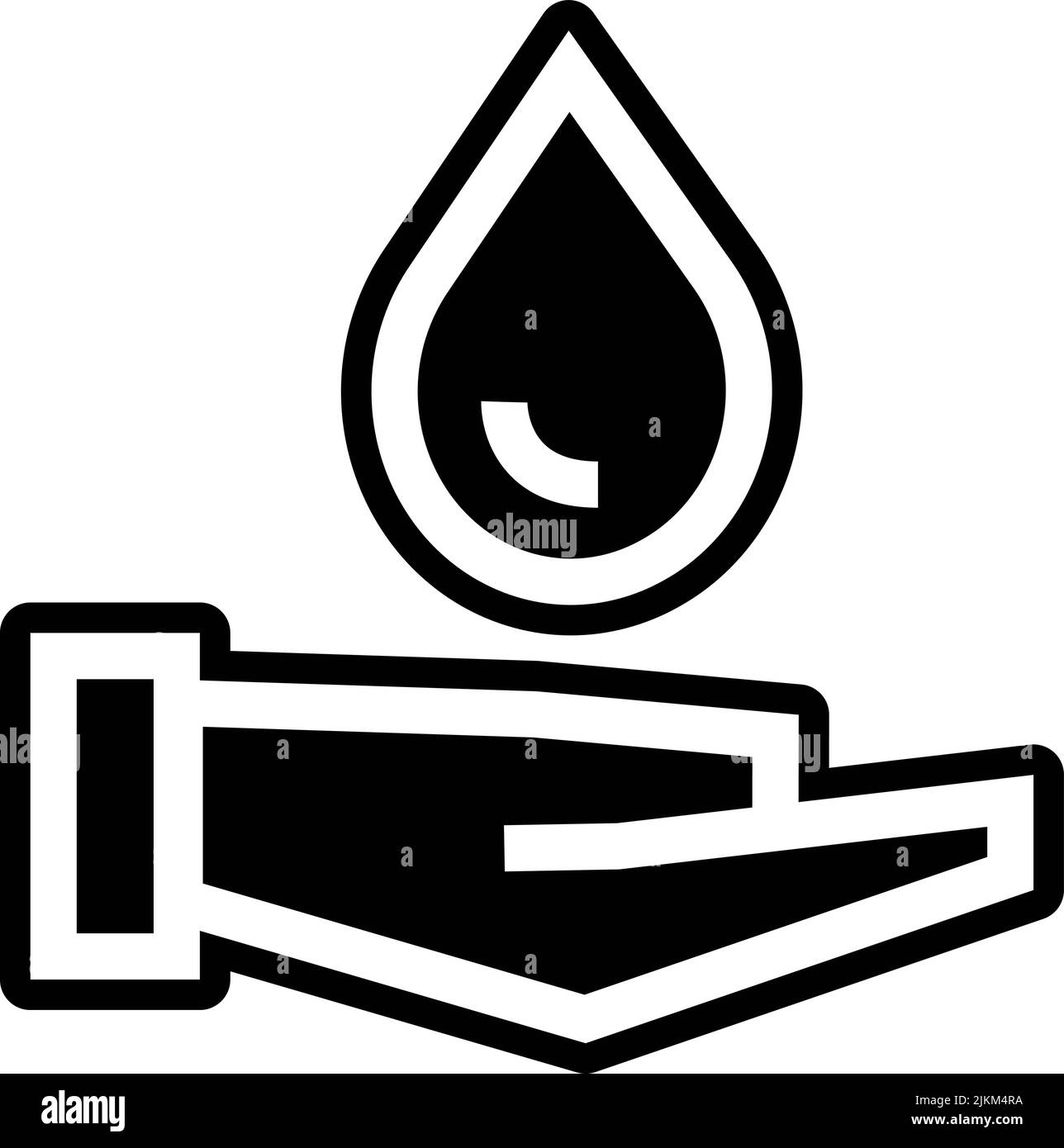 water icon black vector illustration Stock Vector Image & Art - Alamy