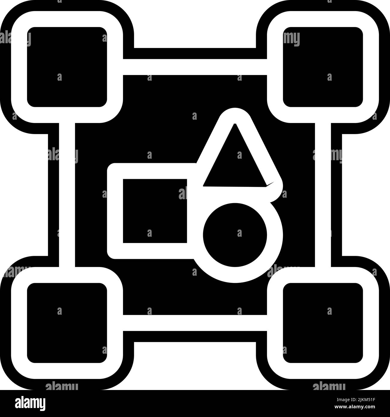 art design icon black vector illustration Stock Vector Image & Art - Alamy