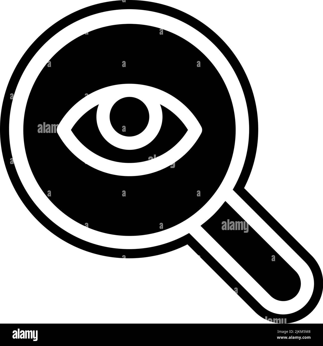 eye icon black vector illustration Stock Vector Image & Art - Alamy