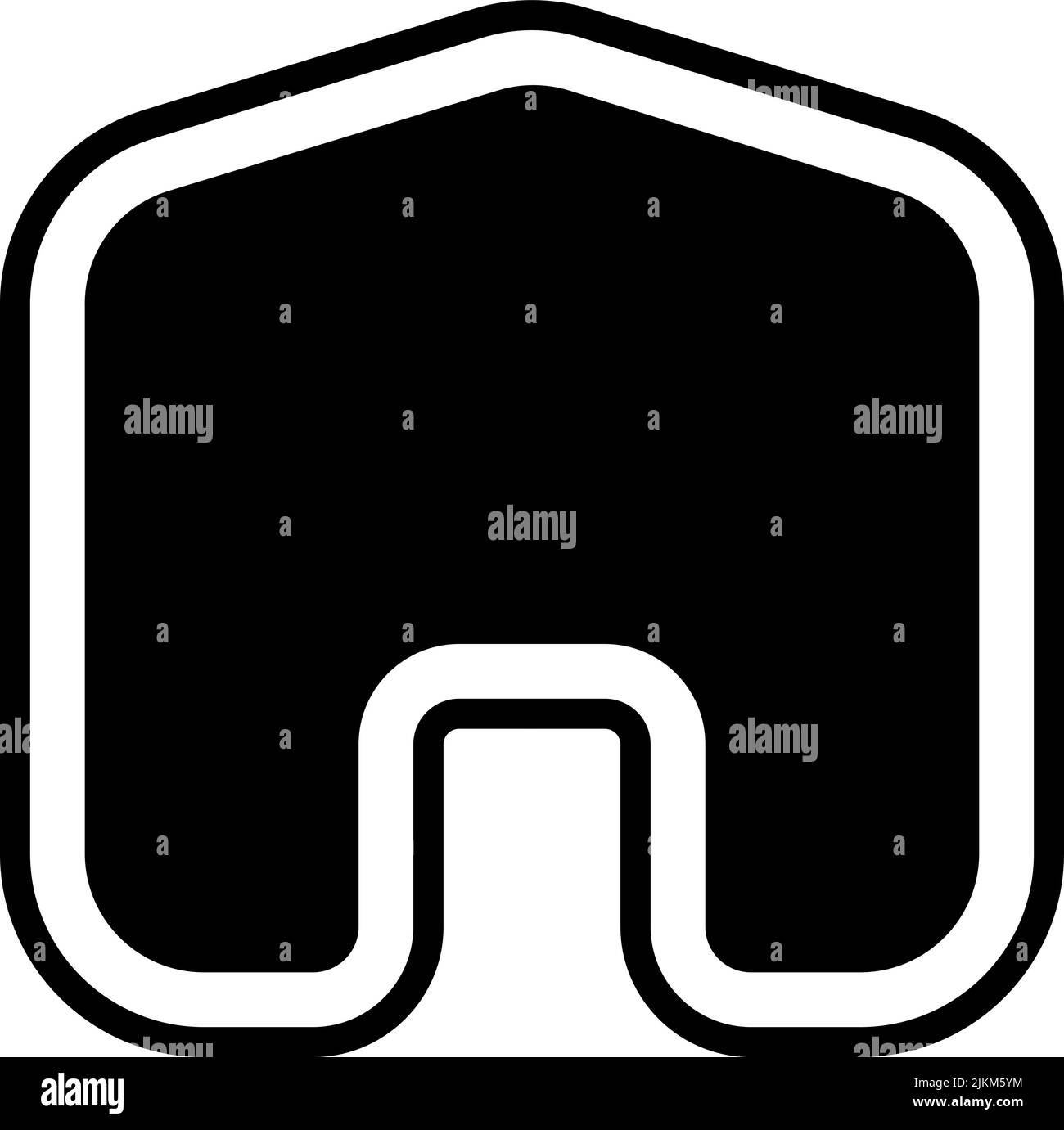 home icon black vector illustration Stock Vector Image & Art - Alamy