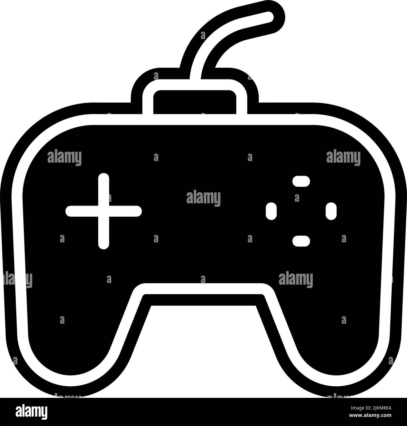 joystick icon black vector illustration Stock Vector Image & Art - Alamy