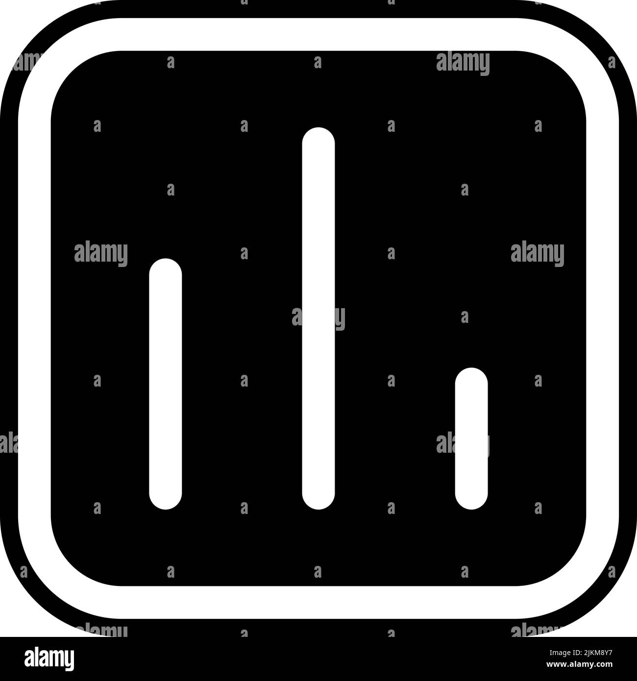 chart icon black vector illustration Stock Vector Image & Art - Alamy