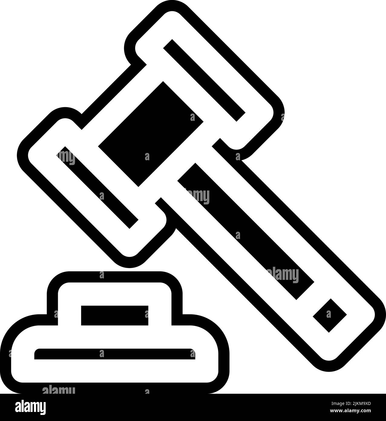 auction icon black vector illustration Stock Vector Image & Art - Alamy
