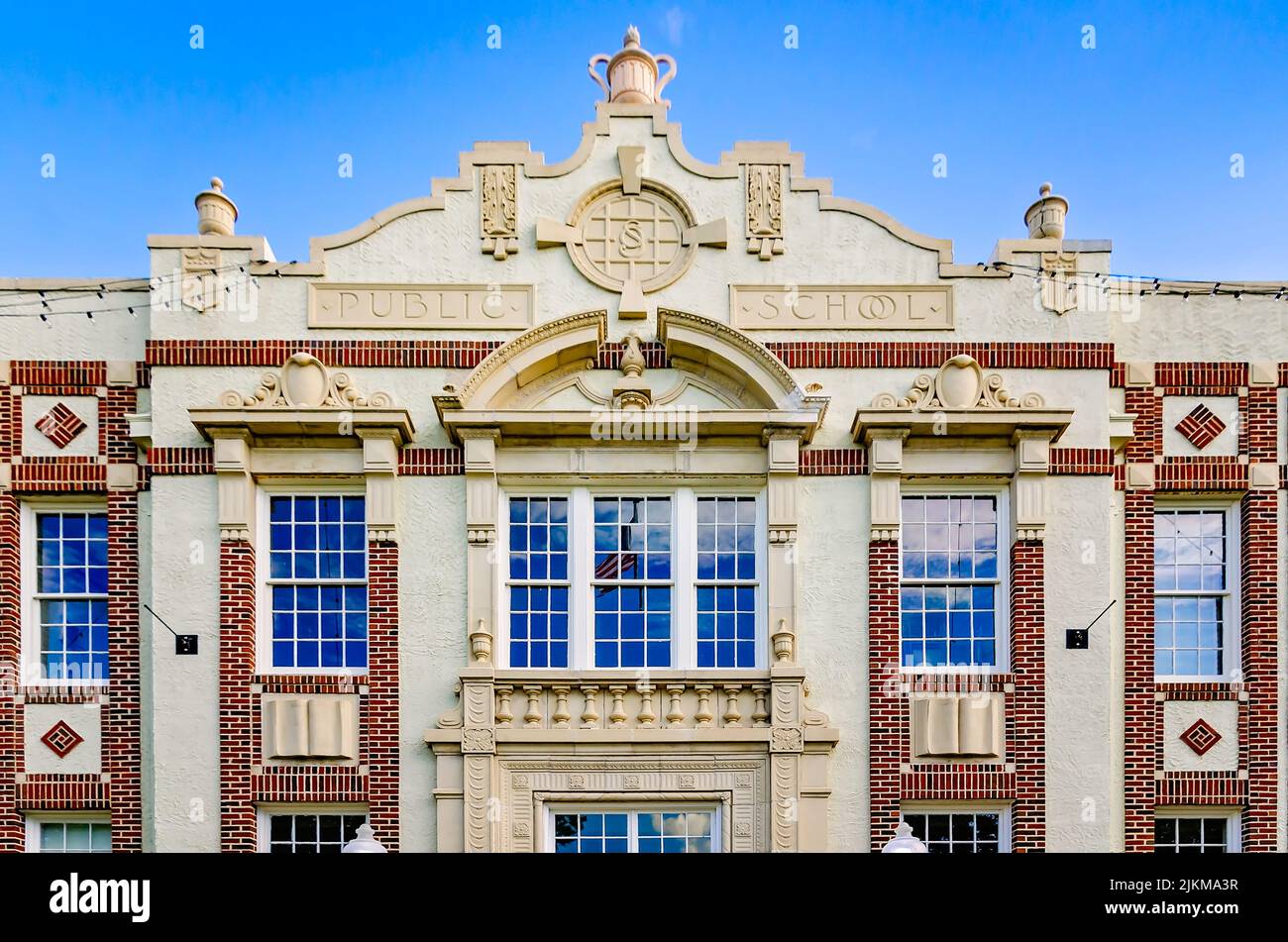 The Mary C. O’Keefe Cultural Arts Center is pictured, July 31, 2022, in Ocean Springs, Mississippi. The arts center was built in 1927. Stock Photo