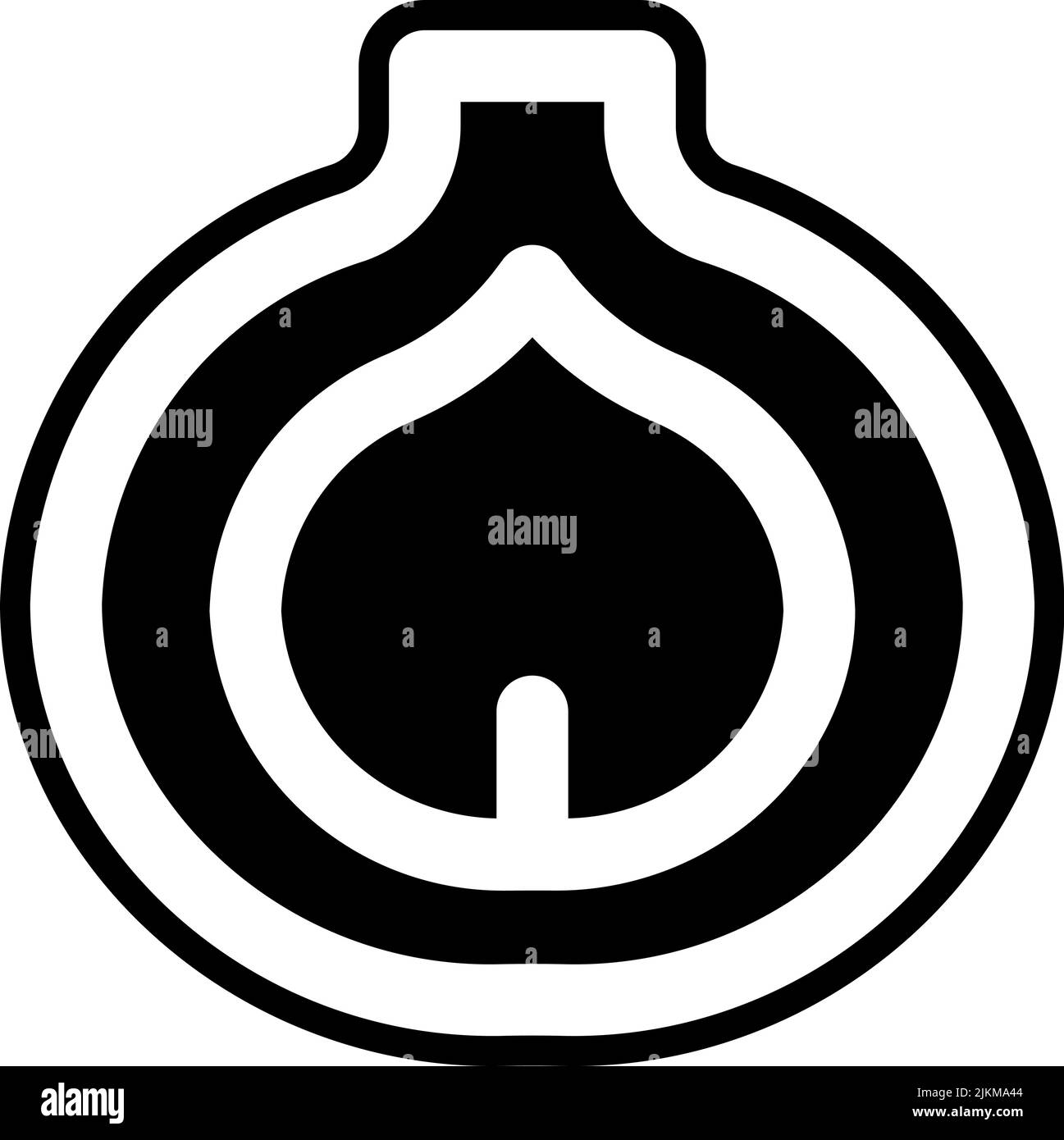 onion icon black vector illustration Stock Vector Image & Art Alamy