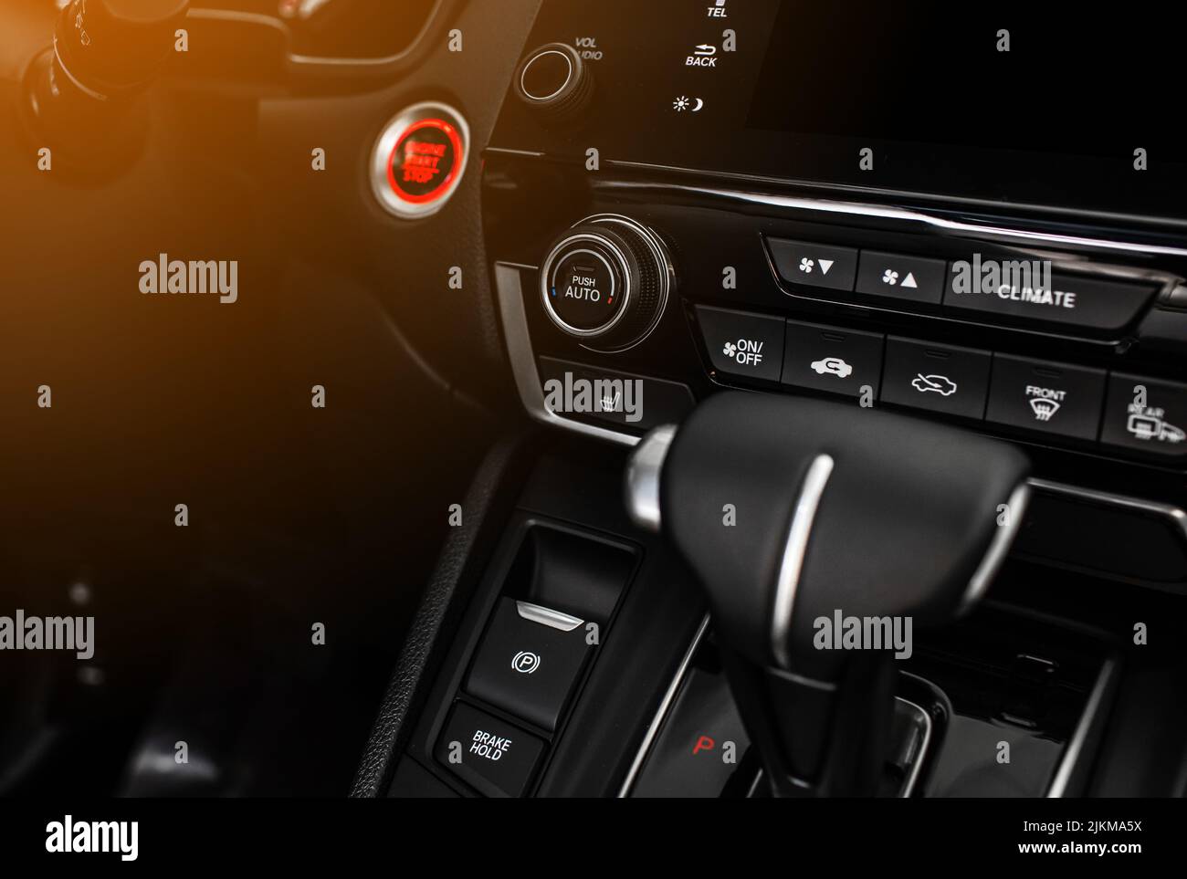 Control panel car air conditioner dashboard console Technology in a