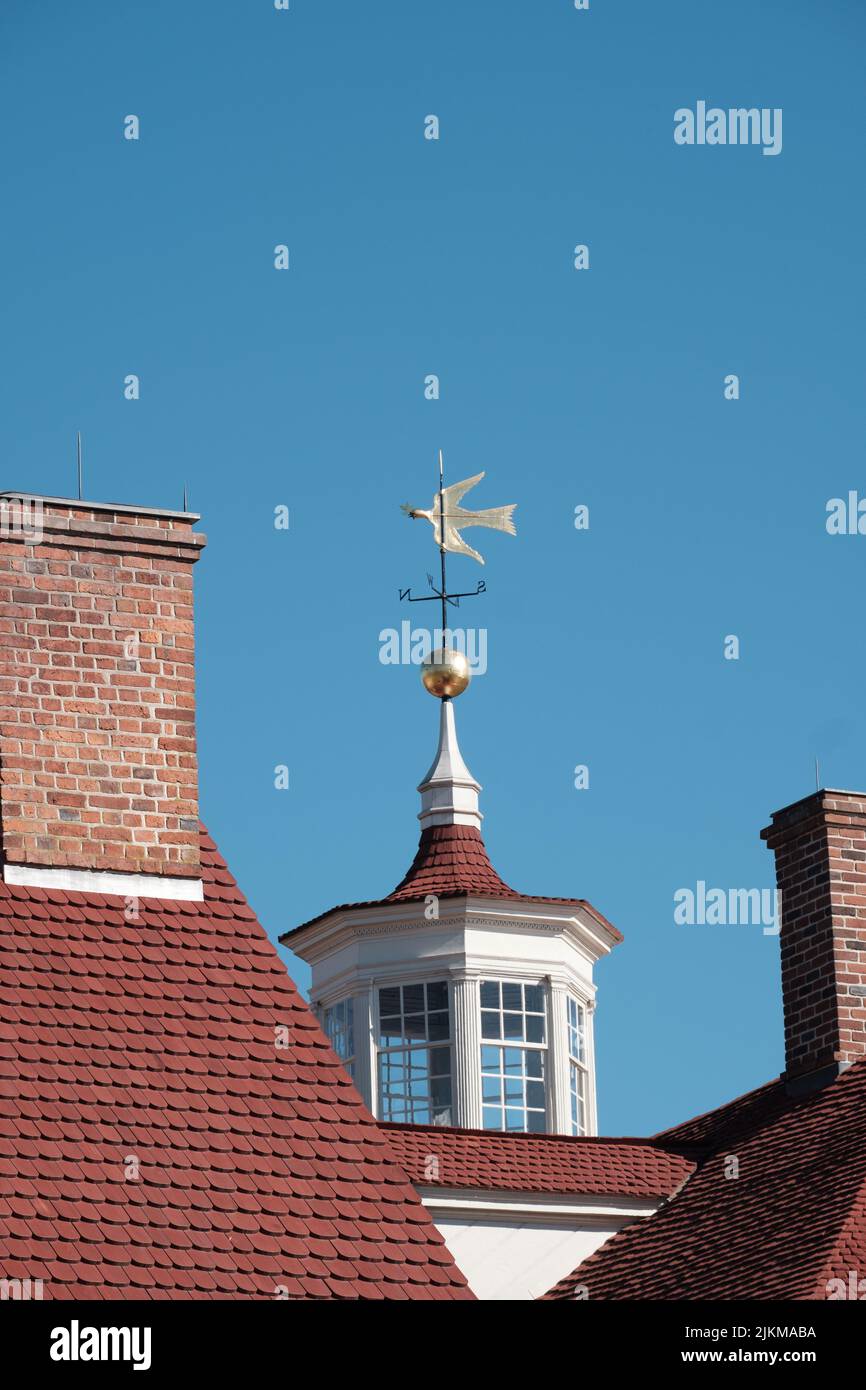 Architectural Detail at George Washington's Mount Vernon Stock Photo