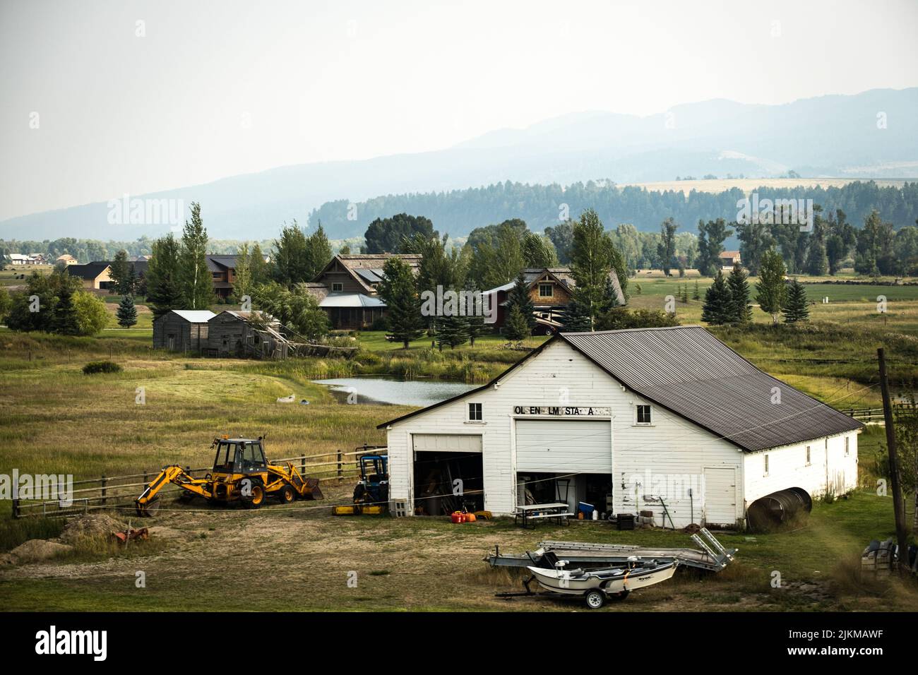 Abandoned Building in Eastern Idaho Stock Photo Alamy