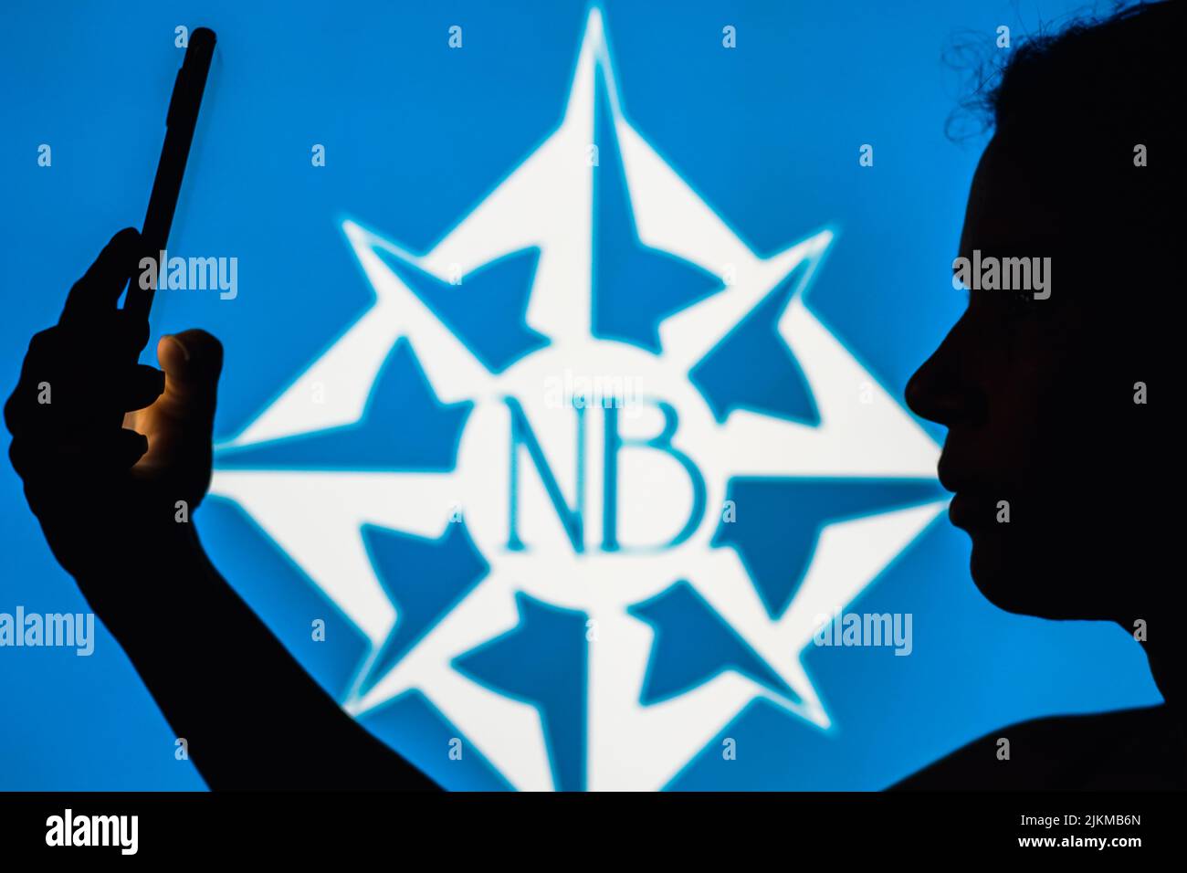 In this photo illustration, the Northpointe Bank logo is seen in the ...