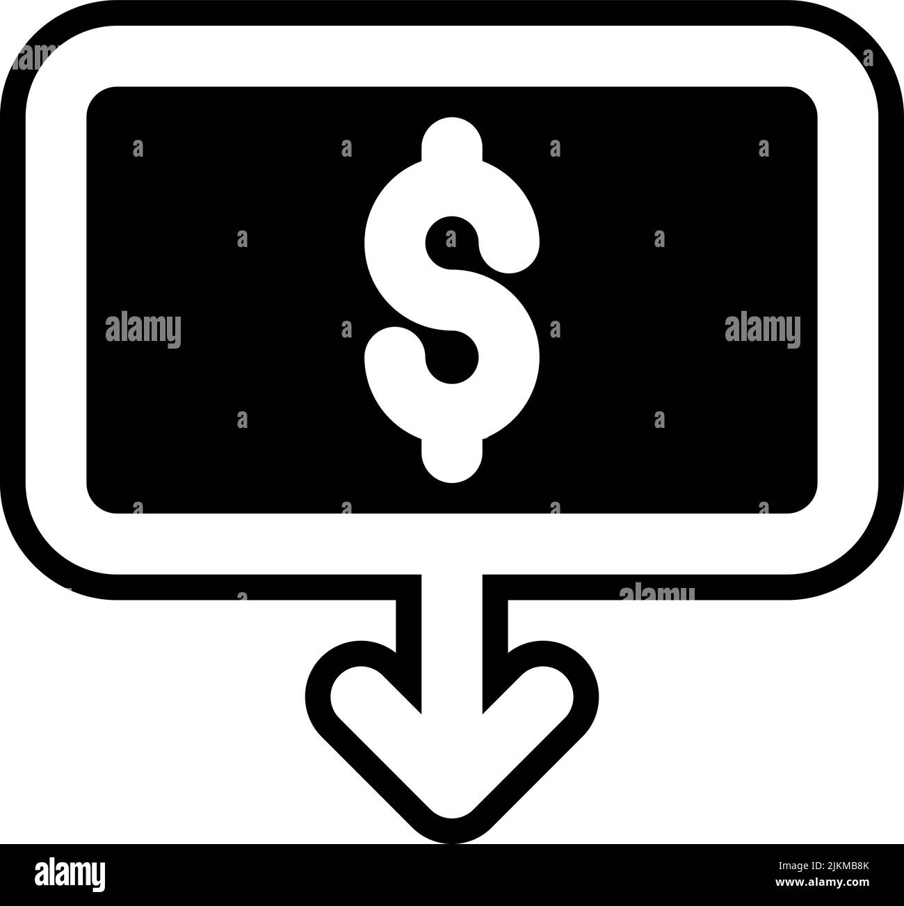 withdraw icon black vector illustration Stock Vector Image & Art - Alamy