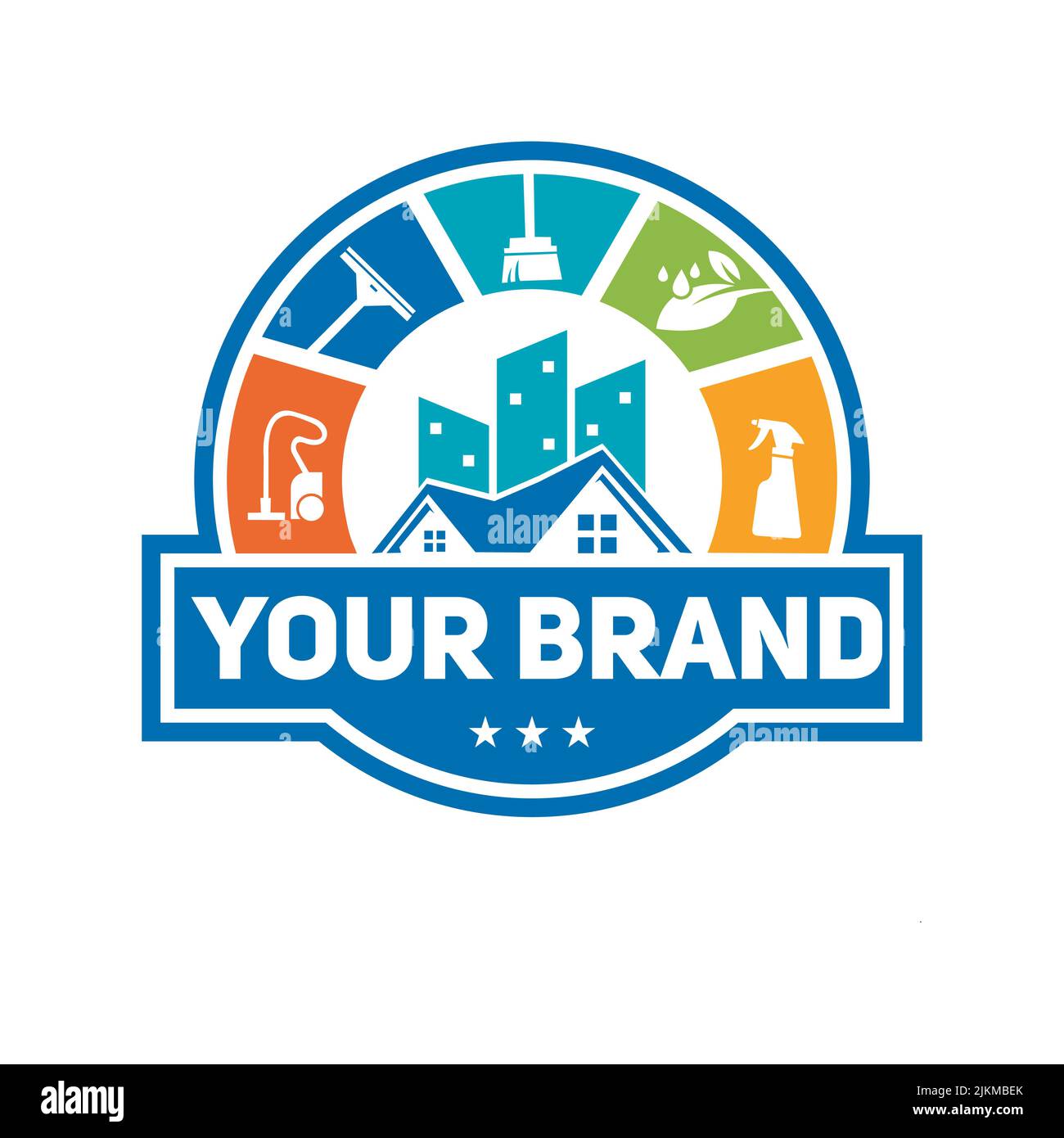 Cleaning Service Logo Design Inspiration Stock Vector Image & Art Alamy