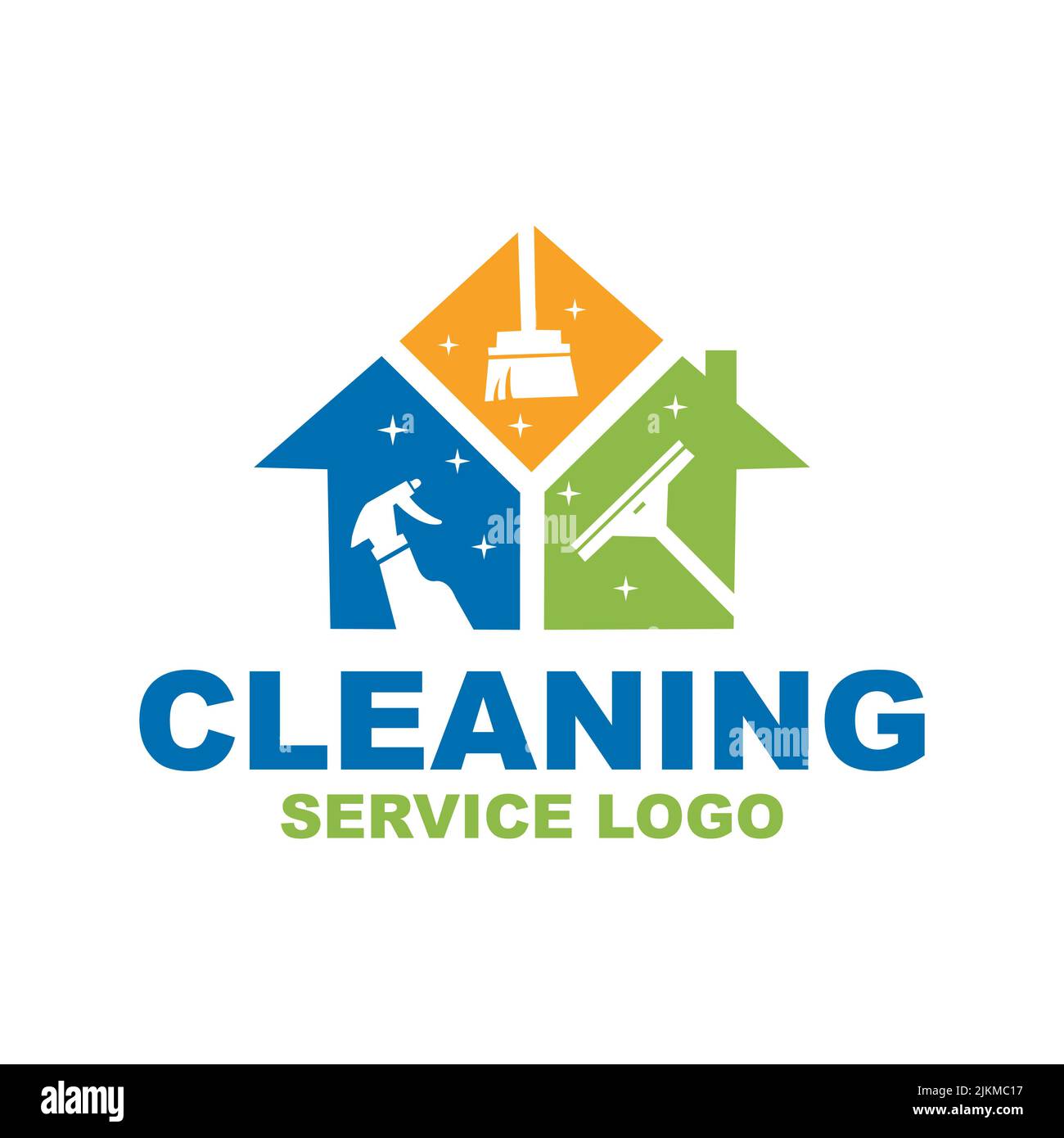 Cleaning Service Logo Design Inspiration Stock Vector Image & Art - Alamy