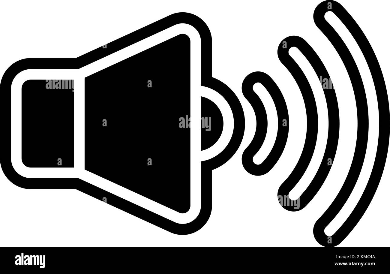speaker icon black vector illustration Stock Vector Image & Art Alamy