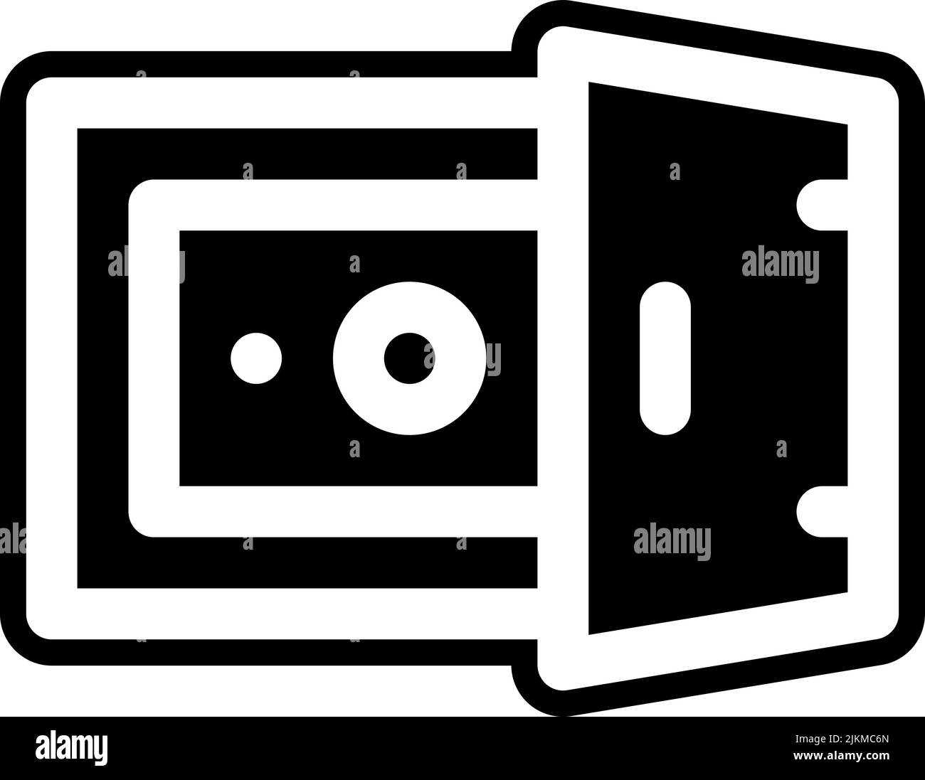 vault icon black vector illustration Stock Vector Image & Art Alamy