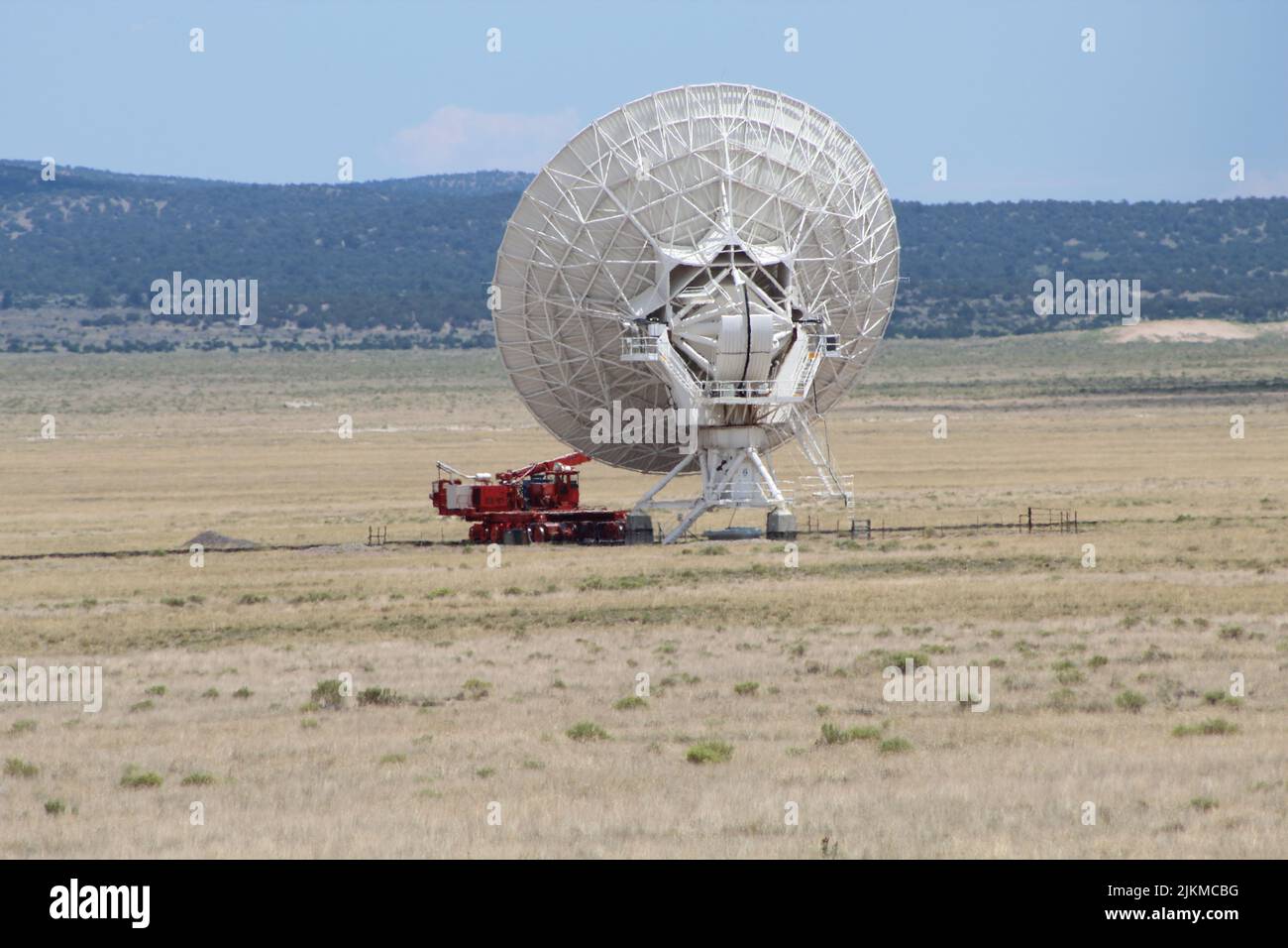 A 25 Meter (82') dish antenna is being prepared to move to a new