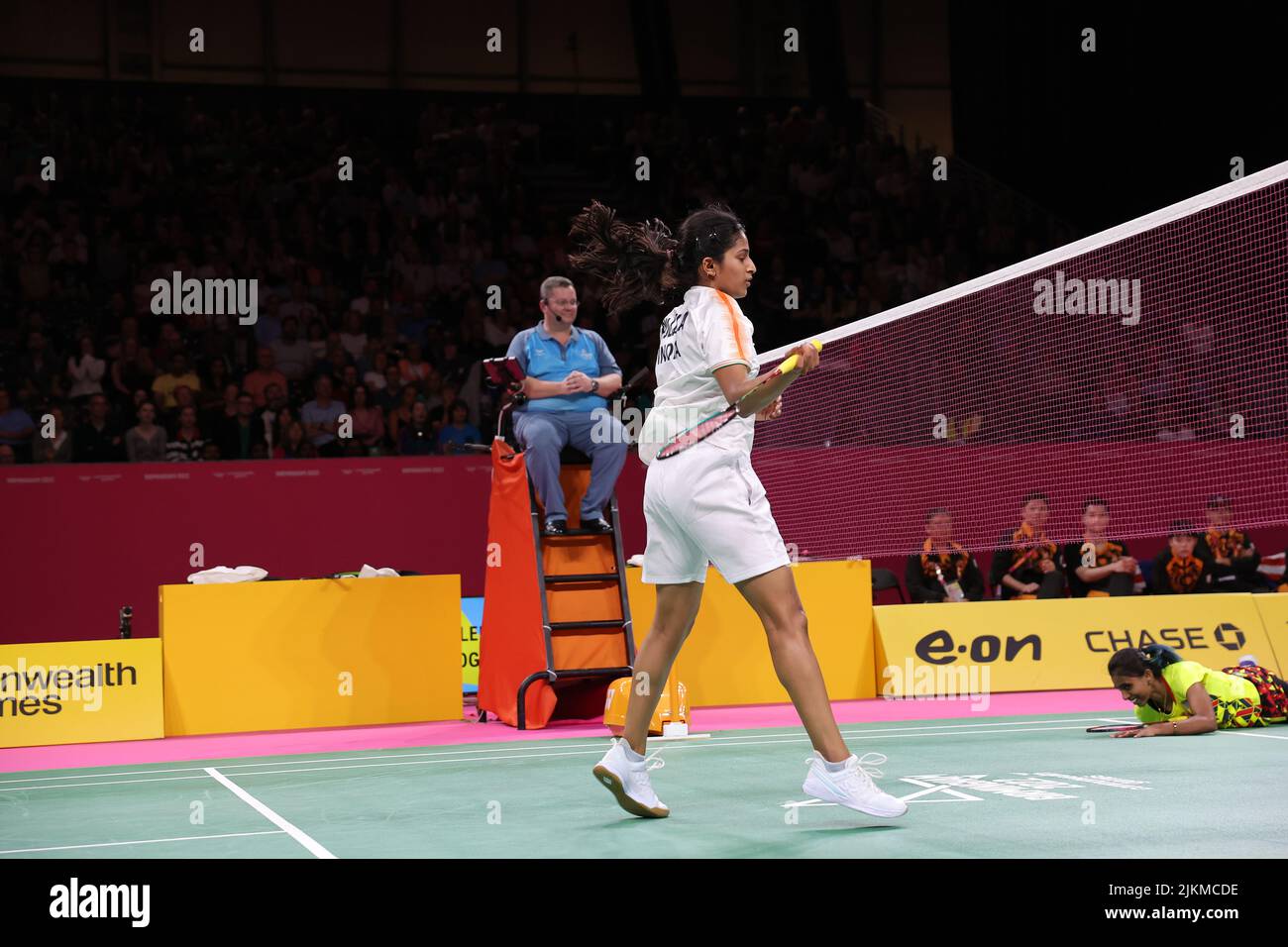 Birmingham, UK, 2nd Aug 2022; Common Wealth Games; CWG 2022 Badminton Womens Doubles MASK. TAN / M. THINAAH fo Malaysia beat T