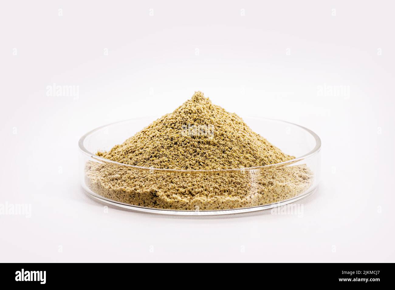 Yeast Extract Powder, a waste product from brewing that contains high concentrations of yeast and is often used in the food industry as an additive Stock Photo