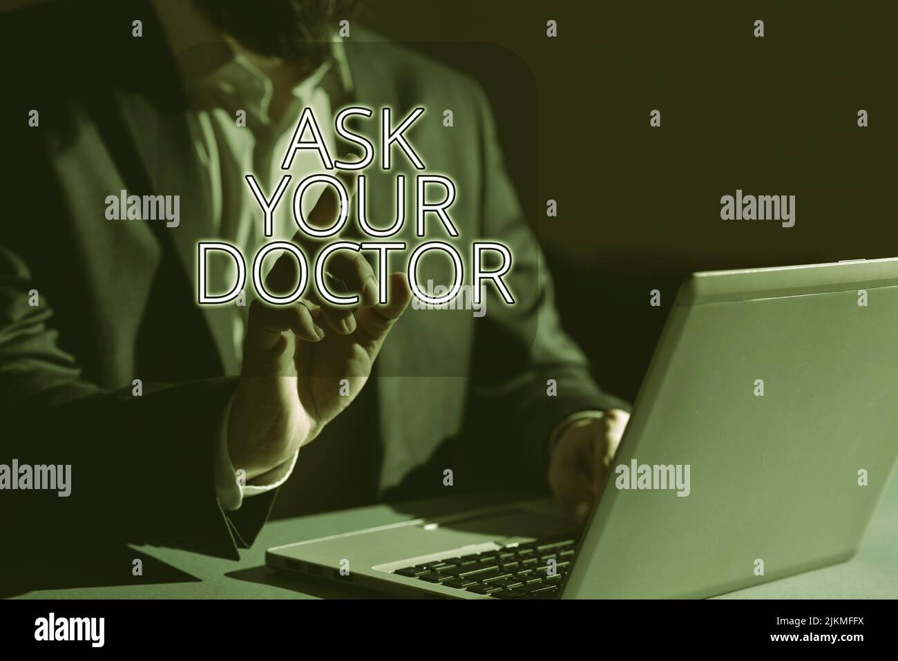 Handwriting text Ask Your Doctor. Concept Consultation to