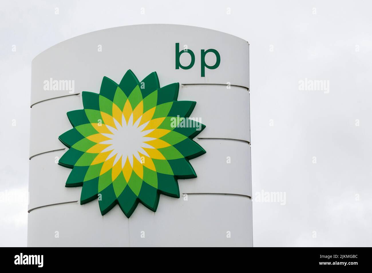 Stockton on Tees, UK. 2nd August 2022. BP has reported its biggest quarterly profit for 14 years after oil and gas prices soared. Fuel outlet in town. David Dixon / Alamy Stock Photo
