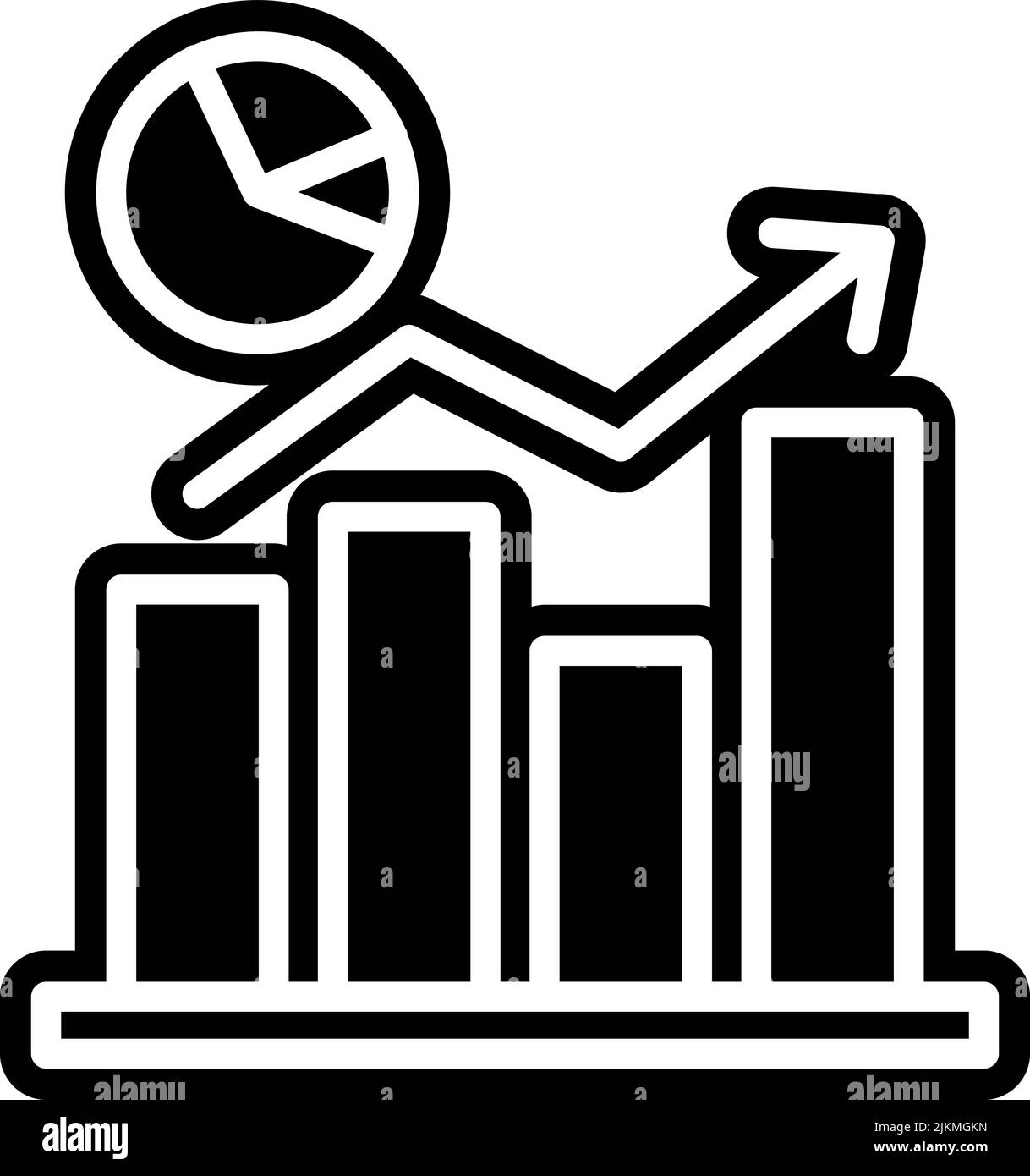 graph icon black vector illustration Stock Vector Image & Art Alamy