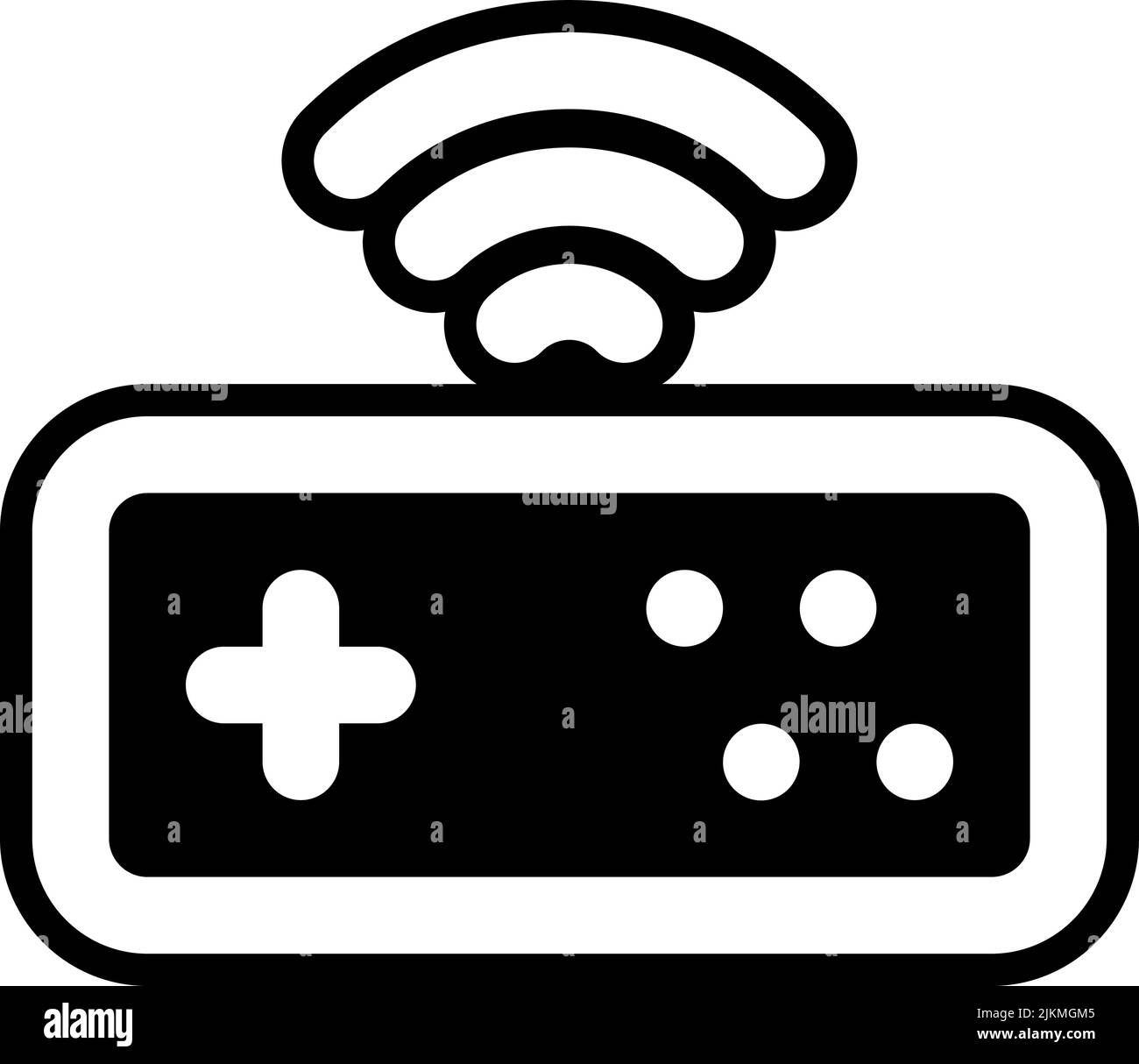 joystick icon black vector illustration Stock Vector Image & Art - Alamy