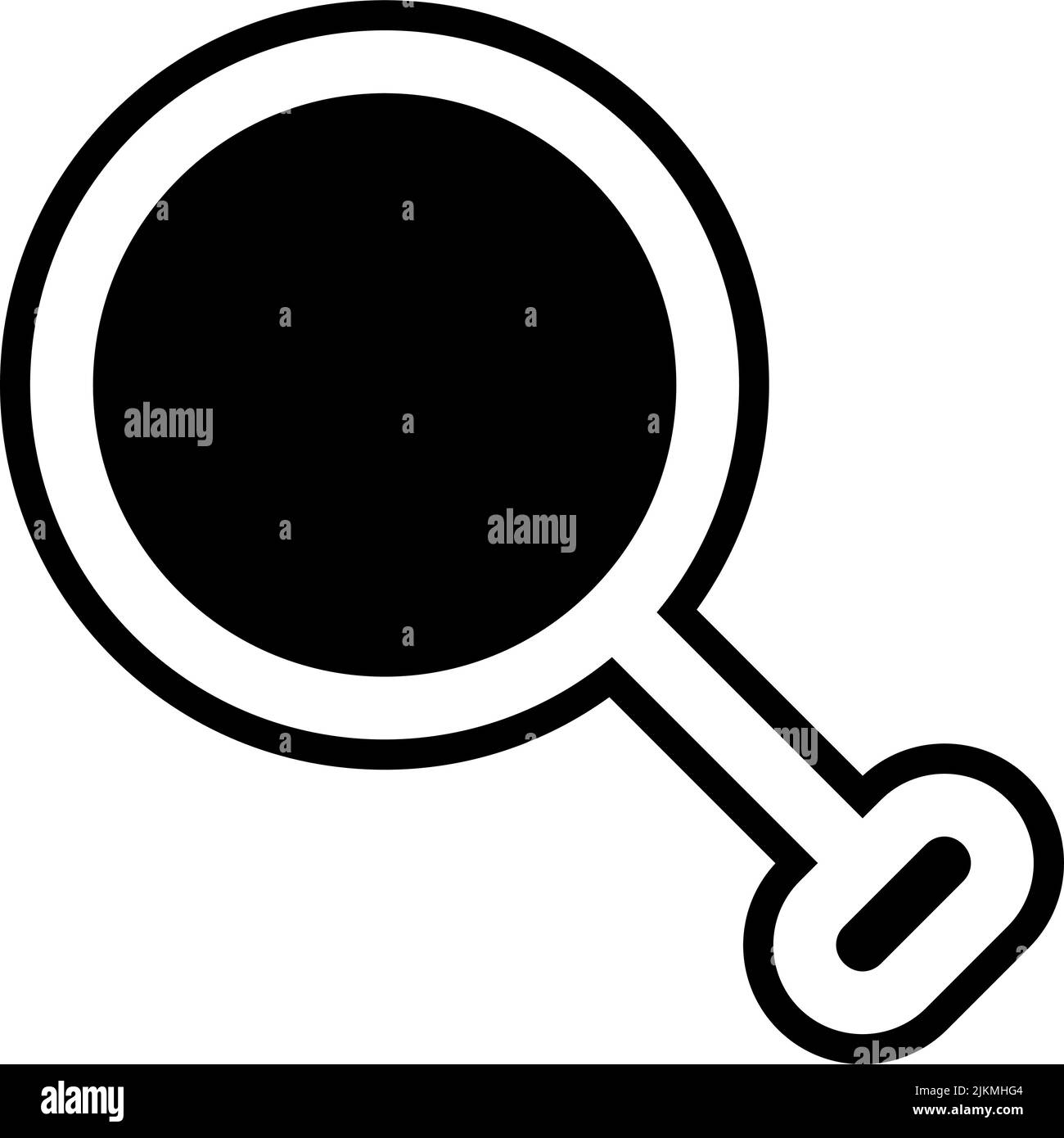 search icon black vector illustration Stock Vector Image & Art - Alamy