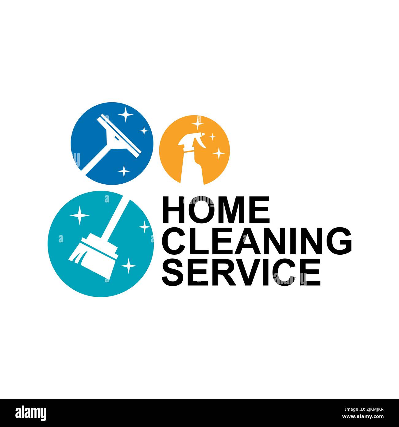 Cleaning service logo hi-res stock photography and images - Alamy