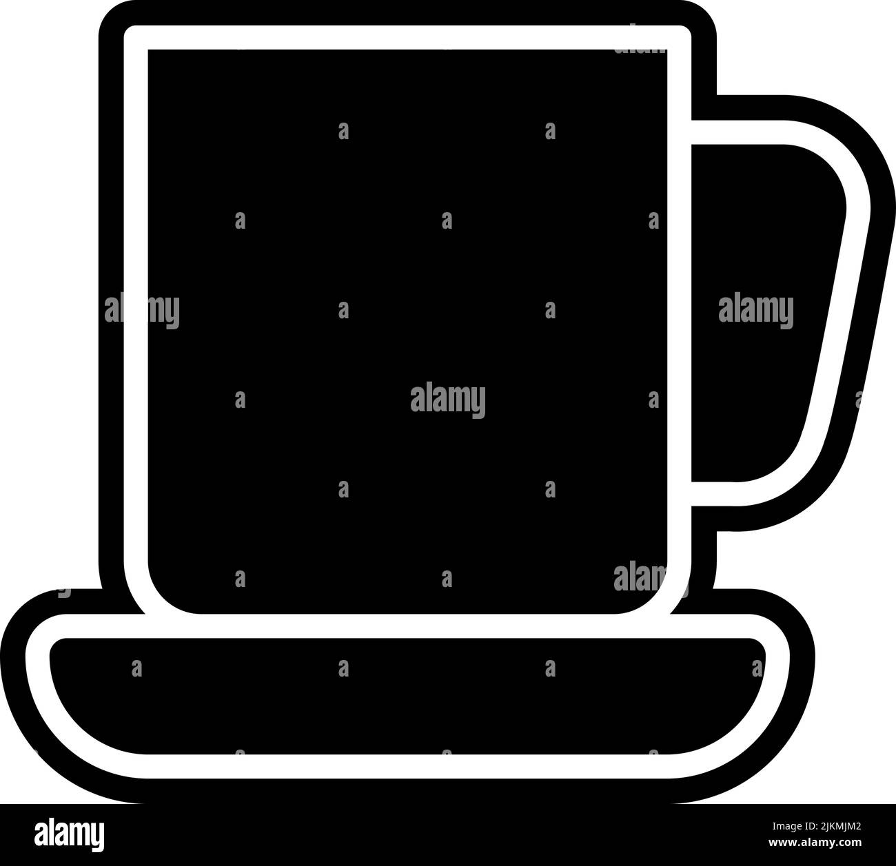 tea icon black vector illustration Stock Vector Image & Art - Alamy