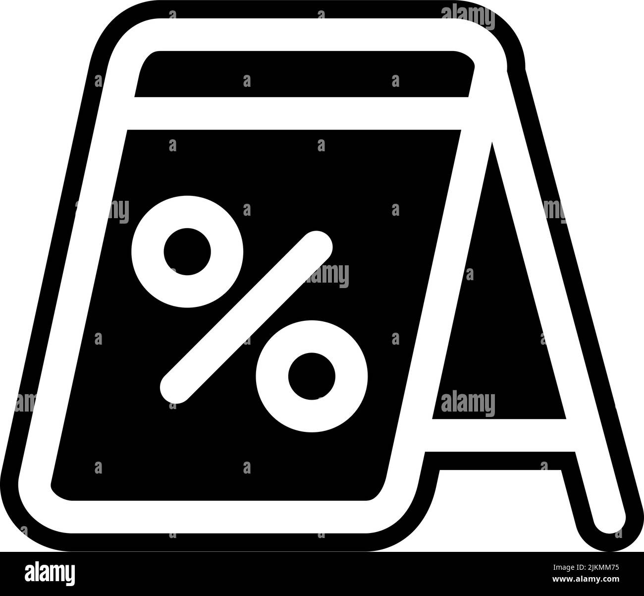 discount icon black vector illustration Stock Vector Image & Art - Alamy
