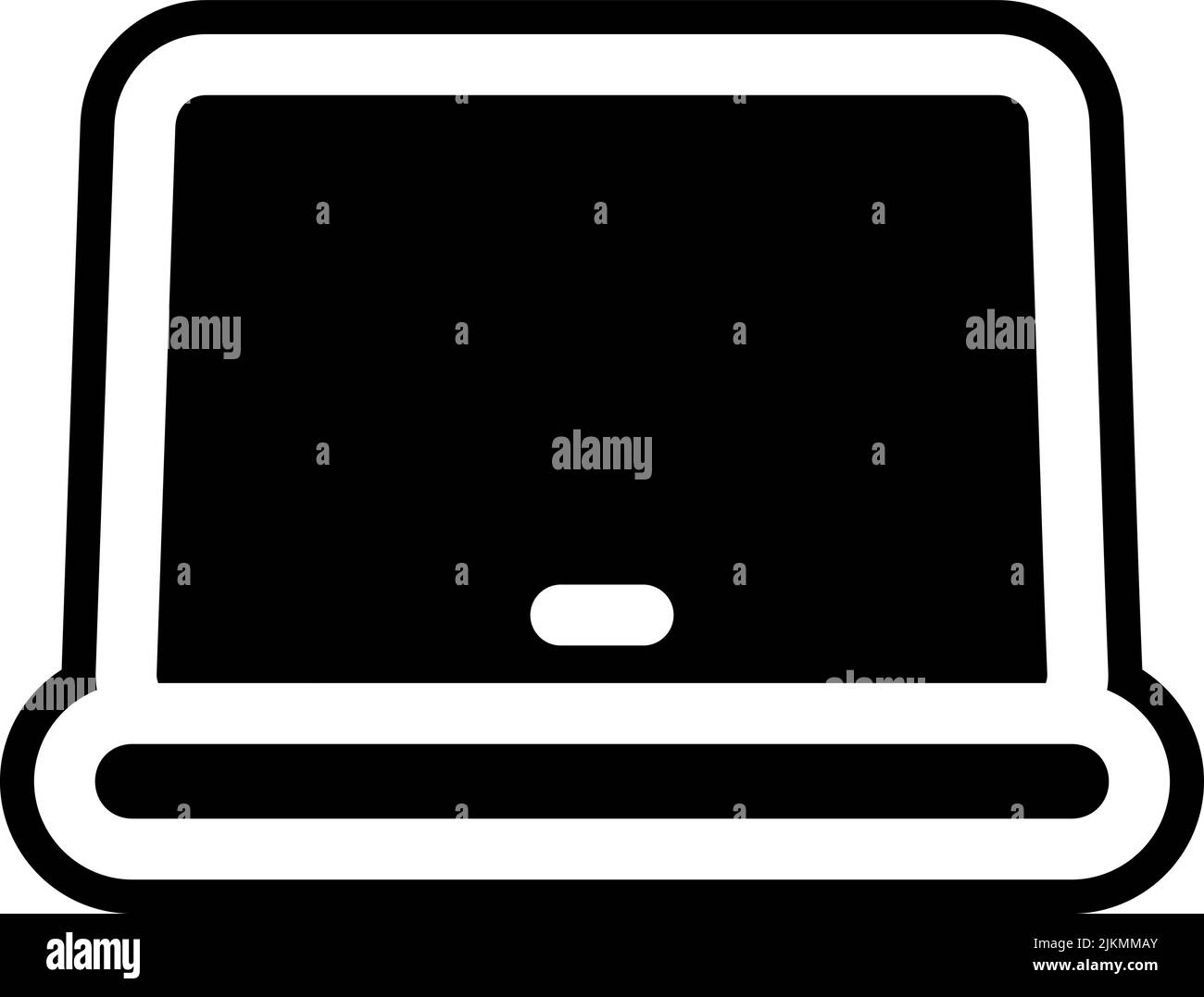 laptop icon black vector illustration Stock Vector Image & Art - Alamy