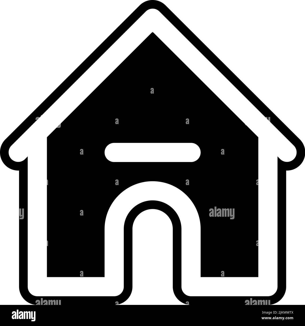 home page icon black vector illustration Stock Vector Image & Art - Alamy
