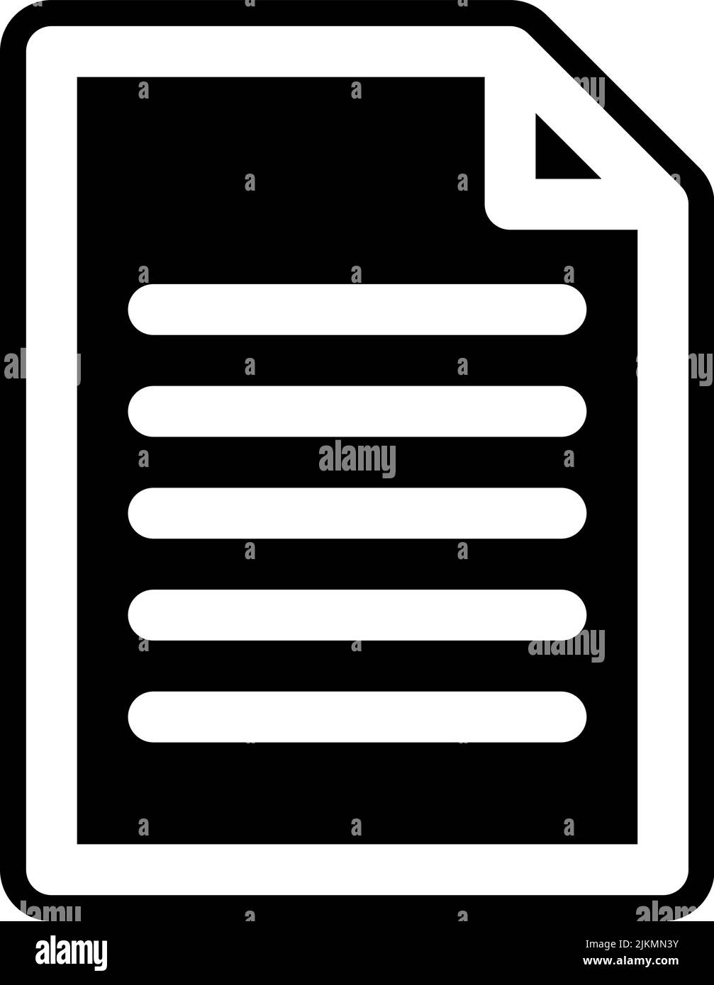 justify icon black vector illustration. Stock Vector