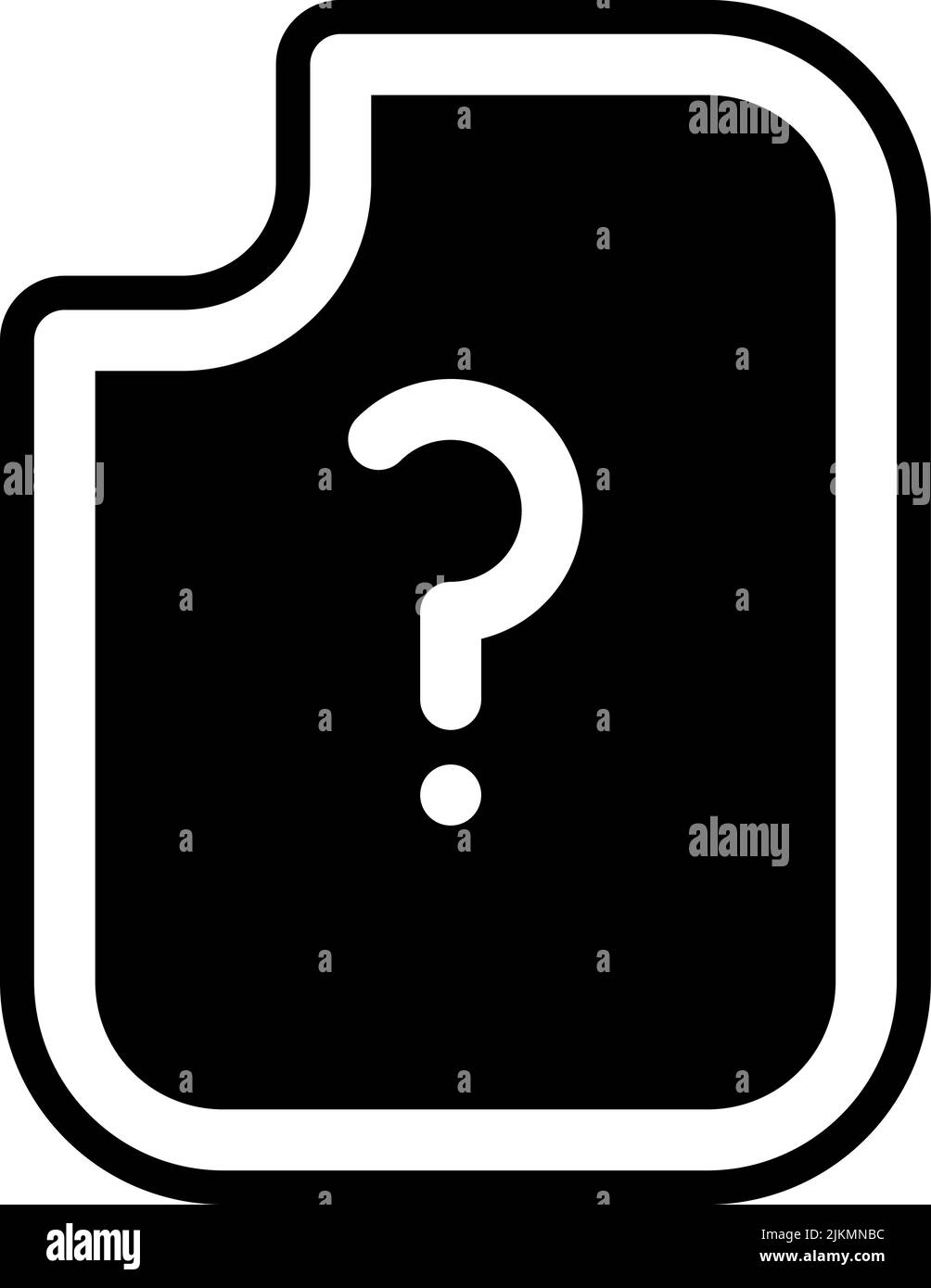 question mark icon black vector illustration Stock Vector Image & Art ...
