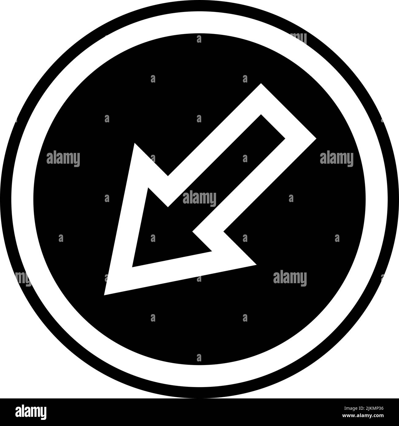 keep left icon black vector illustration Stock Vector Image & Art Alamy