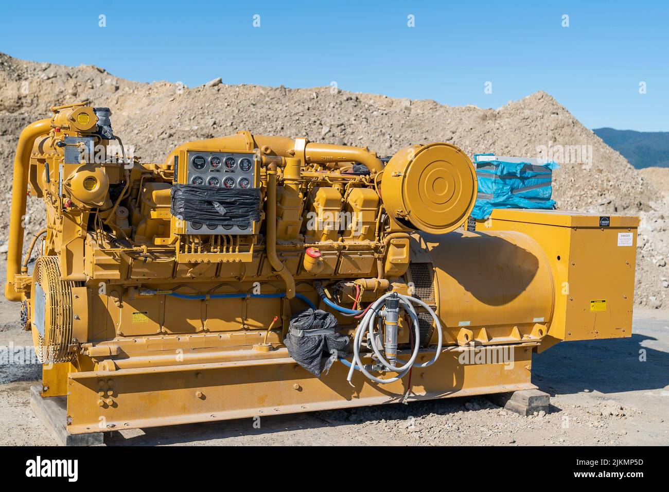 Mackay, Queensland, Australia 7th June 2022 Diesel generator in an