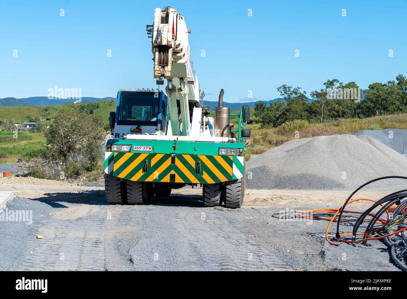 Mackay, Queensland, Australia 7th June 2022 Machinery working in a