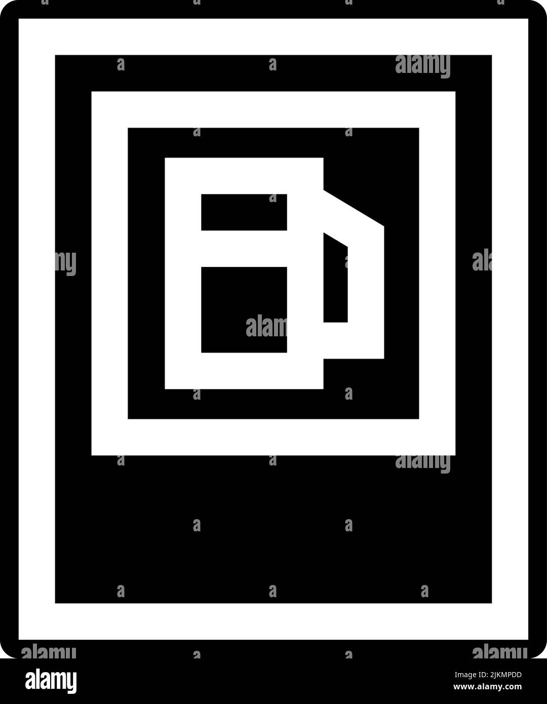gas station icon black vector illustration Stock Vector Image & Art - Alamy