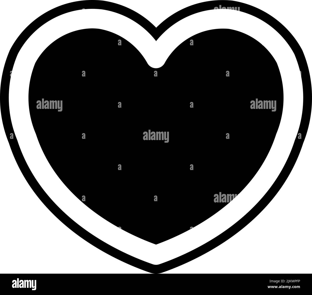 love icon black vector illustration Stock Vector Image & Art - Alamy
