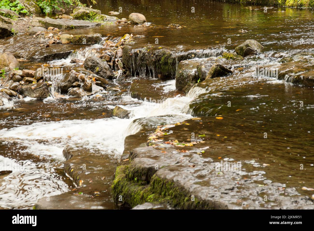 Cauldron water Falls West Burton Yorkshire Dales Stock Photo