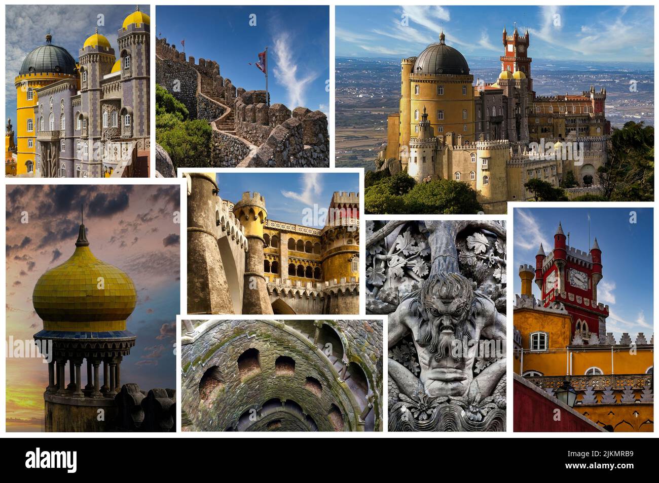 Pena National Palace in Sintra, Portugal (Palacio Nacional da Pena) Stock Photo