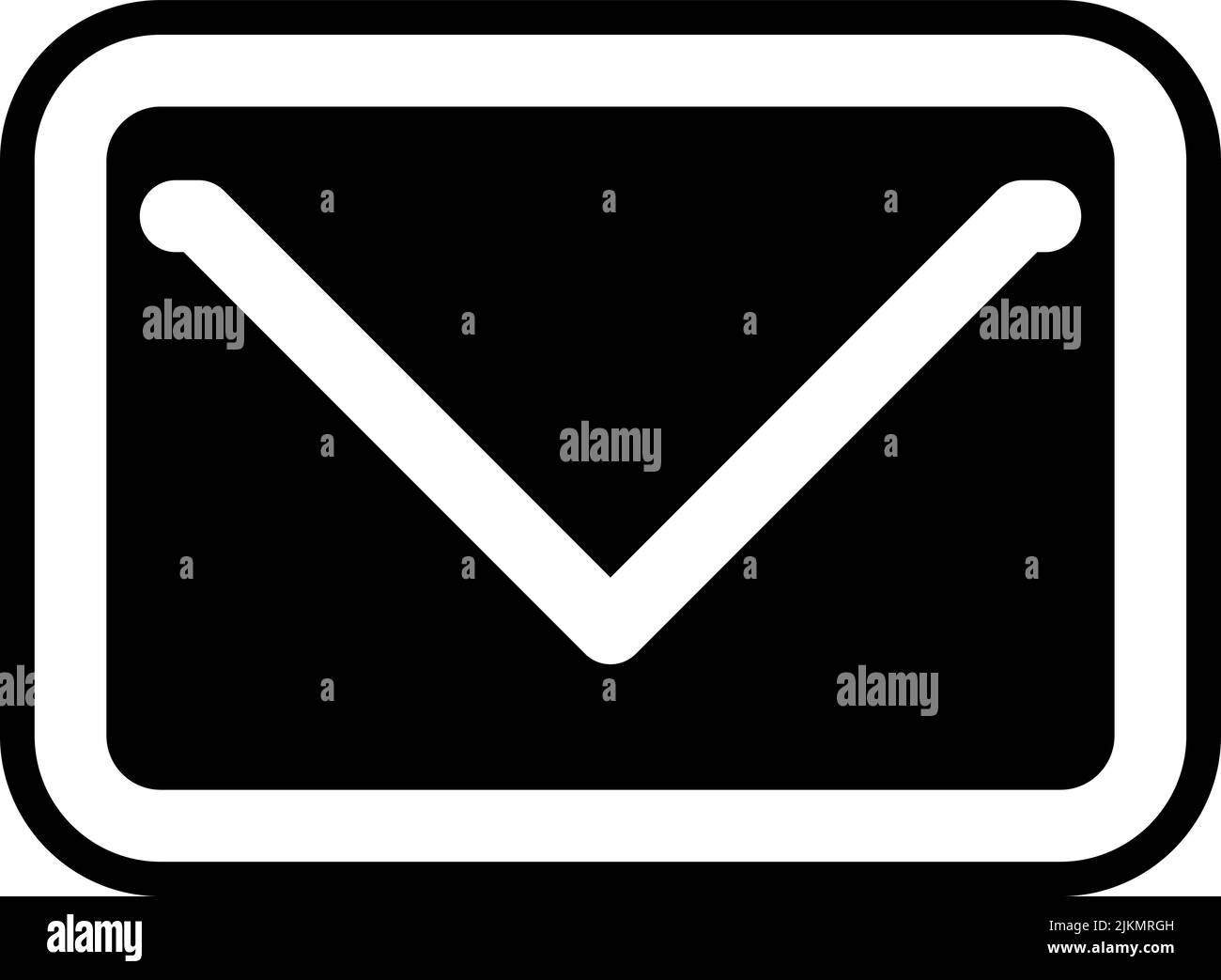 email icon black vector illustration Stock Vector Image & Art Alamy