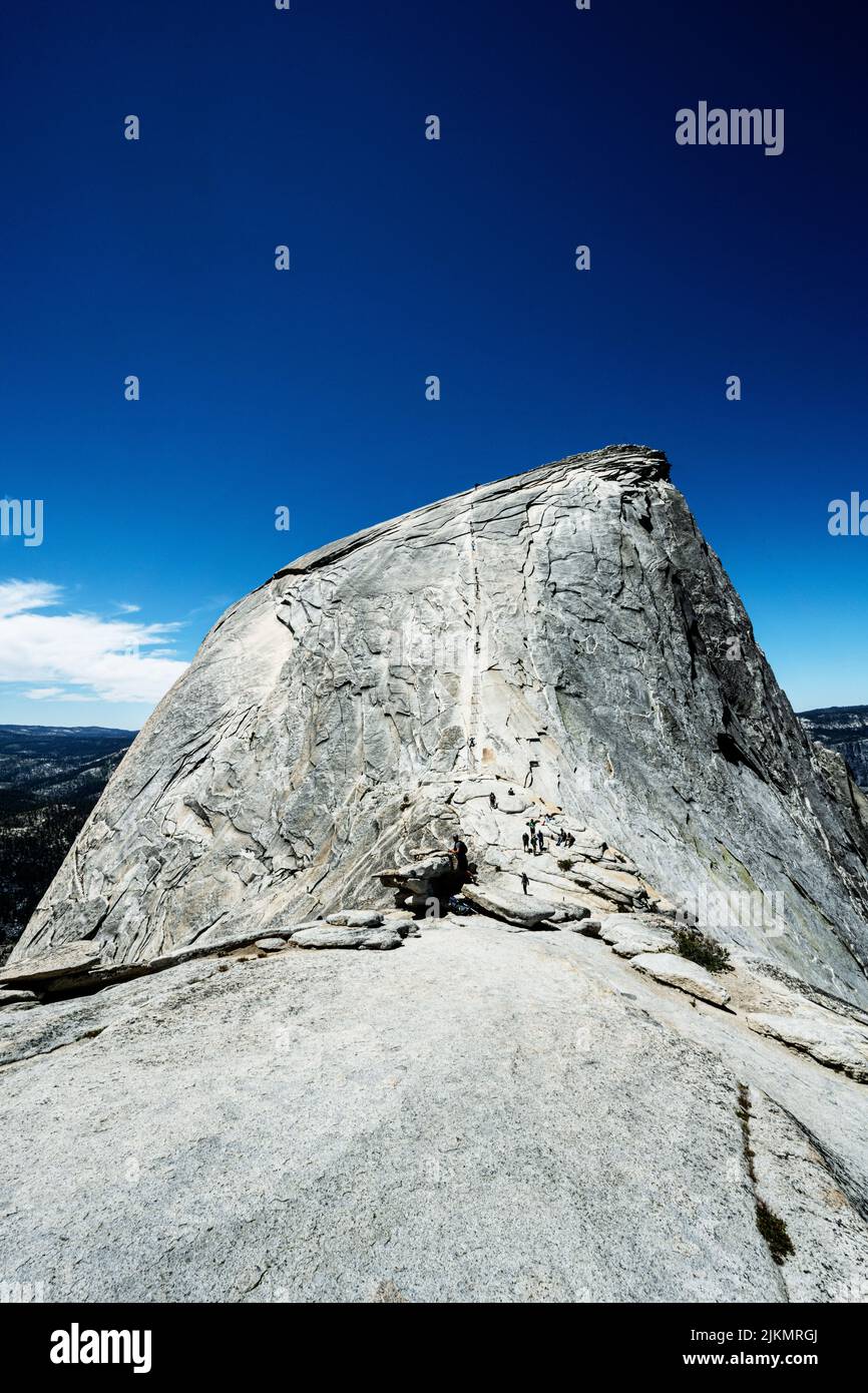 Peak of Half dome, Yosemite National Park, California Stock Photo