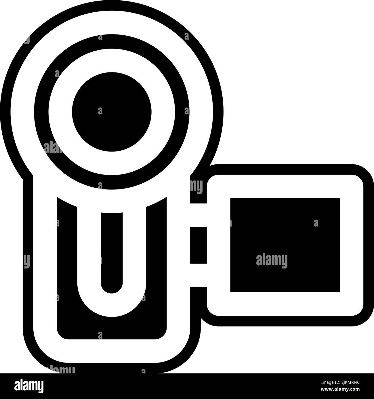 camcorder icon black vector illustration Stock Vector Image & Art Alamy