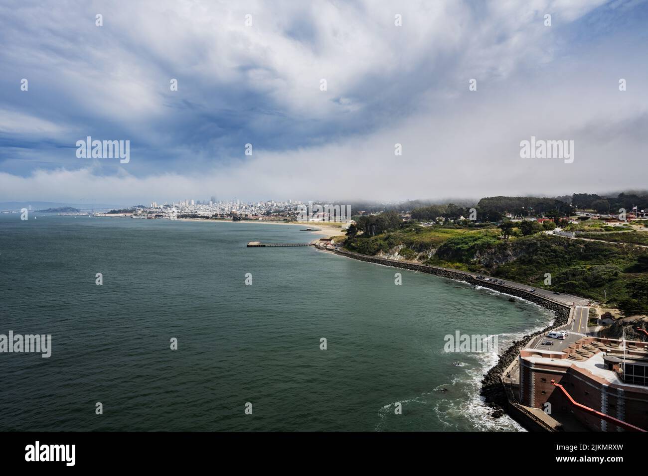 Coastline of San Fransisco, California Stock Photo