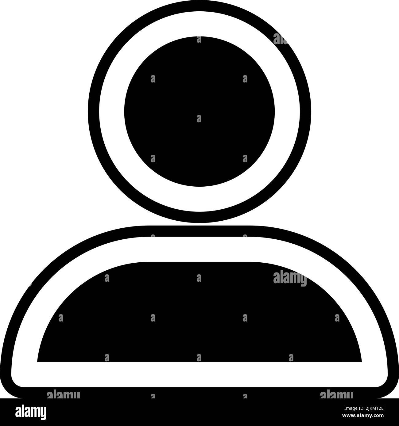 profile icon black vector illustration Stock Vector Image & Art - Alamy