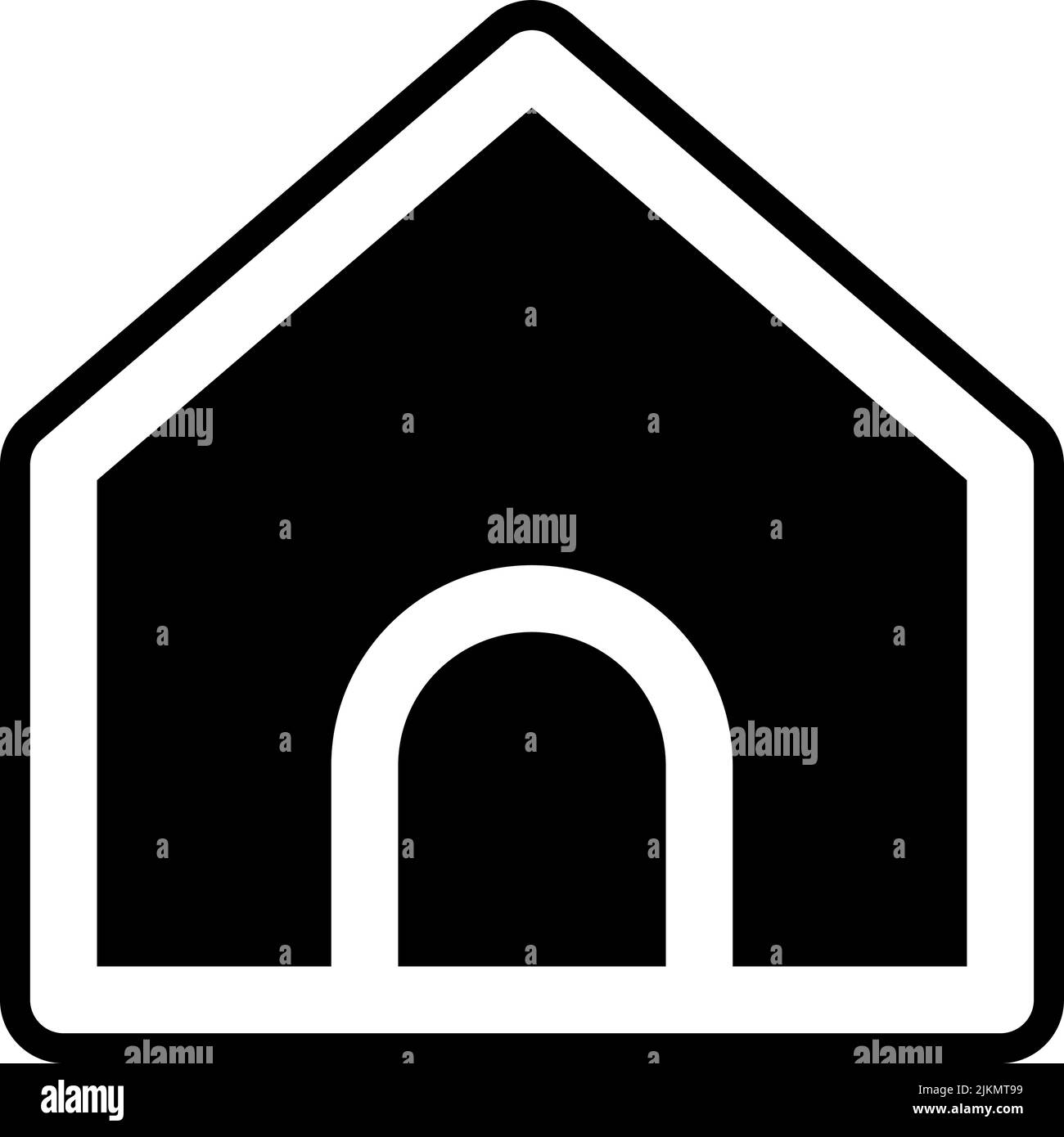 home page icon black vector illustration Stock Vector Image & Art - Alamy