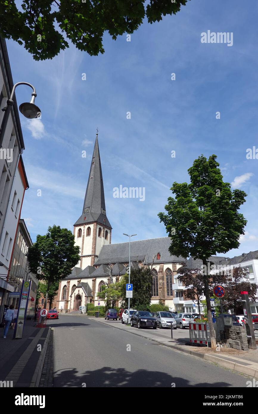 Katholische Pfarrkirche St. Martin, Nordrhein-Westfalen, Deutschland, Euskirchen Stock Photo
