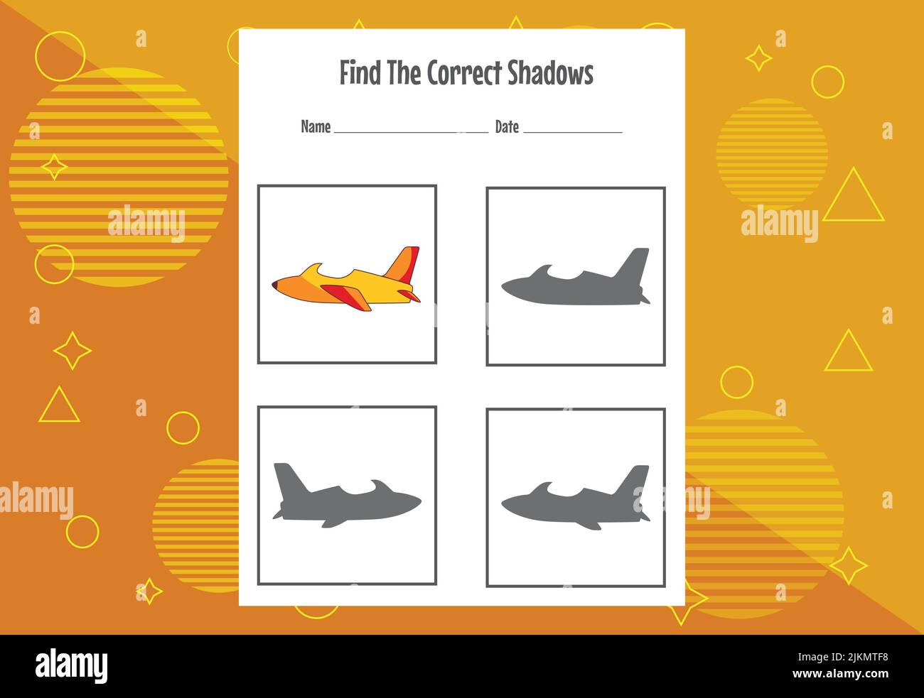 Find the correct shadow. Education developing worksheet. Matching game ...