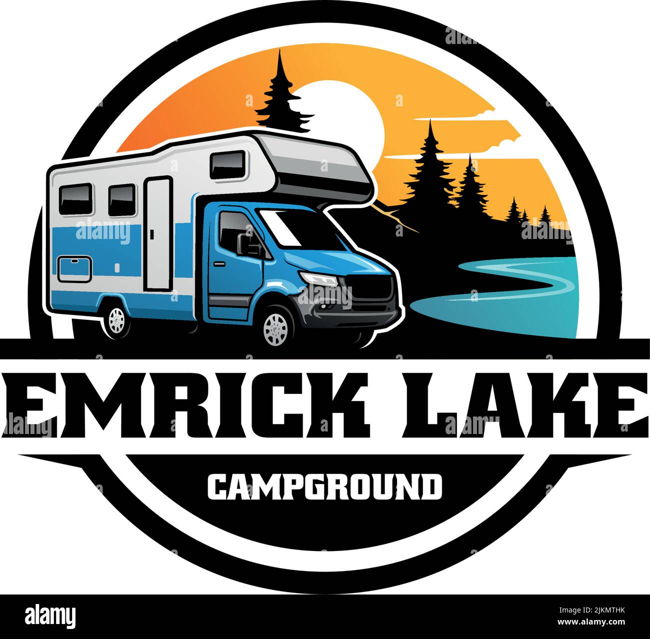 Camper text Stock Vector Images - Alamy